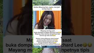 Mayang malu buka dompet depan Richard Lee🤣#mayang #richardlee