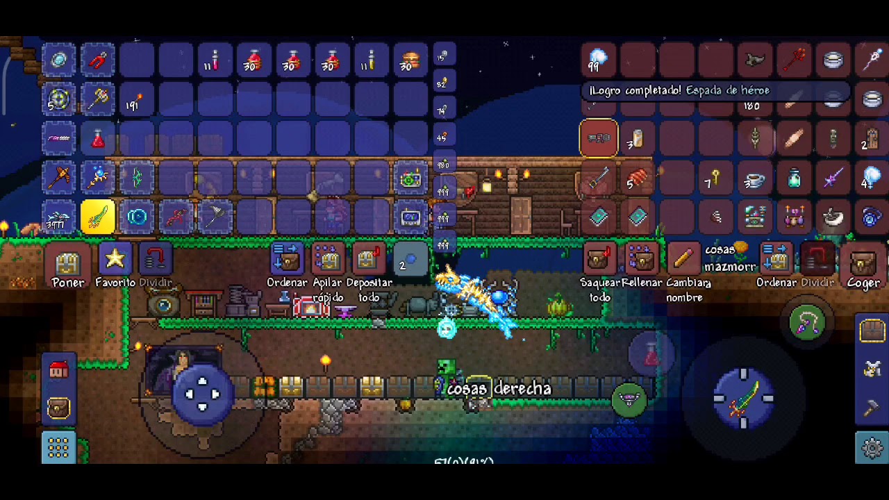 CÓMO CRAFTEAR LA ZENITH TERRARIA 1.4 MOBILE YouTube