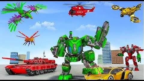 Multi Robot Transform Part-2 | Rescue City Tank Robot Car Android GamePlay | By Game Crazy