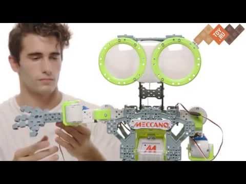 Подключение электронных компонентов к роботам Meccanoid - видеоинструкция Meccano