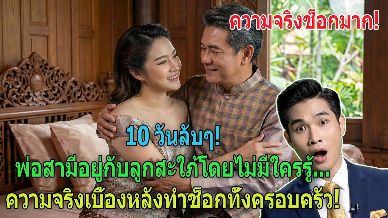 10 วันลับๆ! พ่อสามีอยู่กับลูกสะใภ้โดยไม่มีใครรู้... ความจริงเบื้องหลังทำช็อกทั้งครอบครัว! 😱