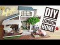 DIY Miniature Dollhouse London Holiday Home with Lights