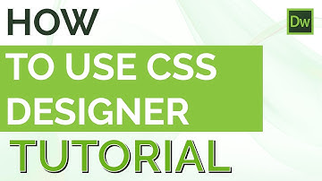 80 Second Tutorials - How to use CSS Designer Dreamweaver Tutorial