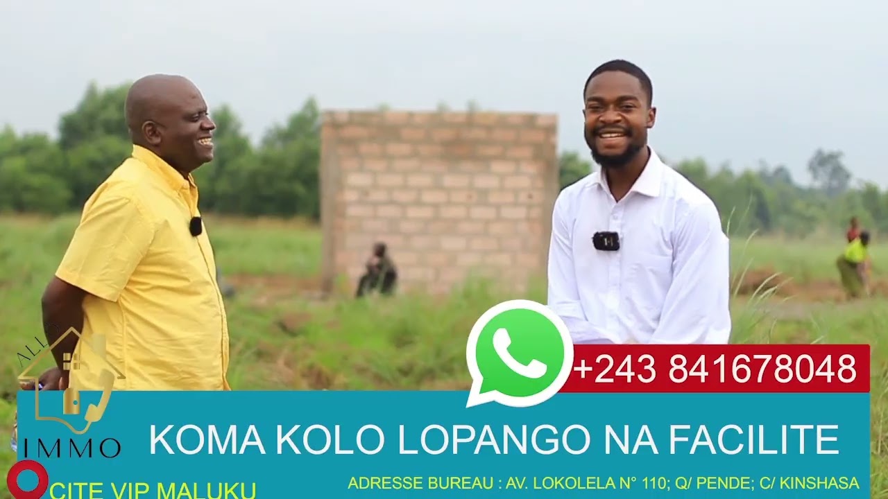 VENTE DES TERRAINS A PARTIR DE 300$ LE MOIS A 2 MIN DU MACADAM A MALUKU DANS LE QUARTIER MENKAO