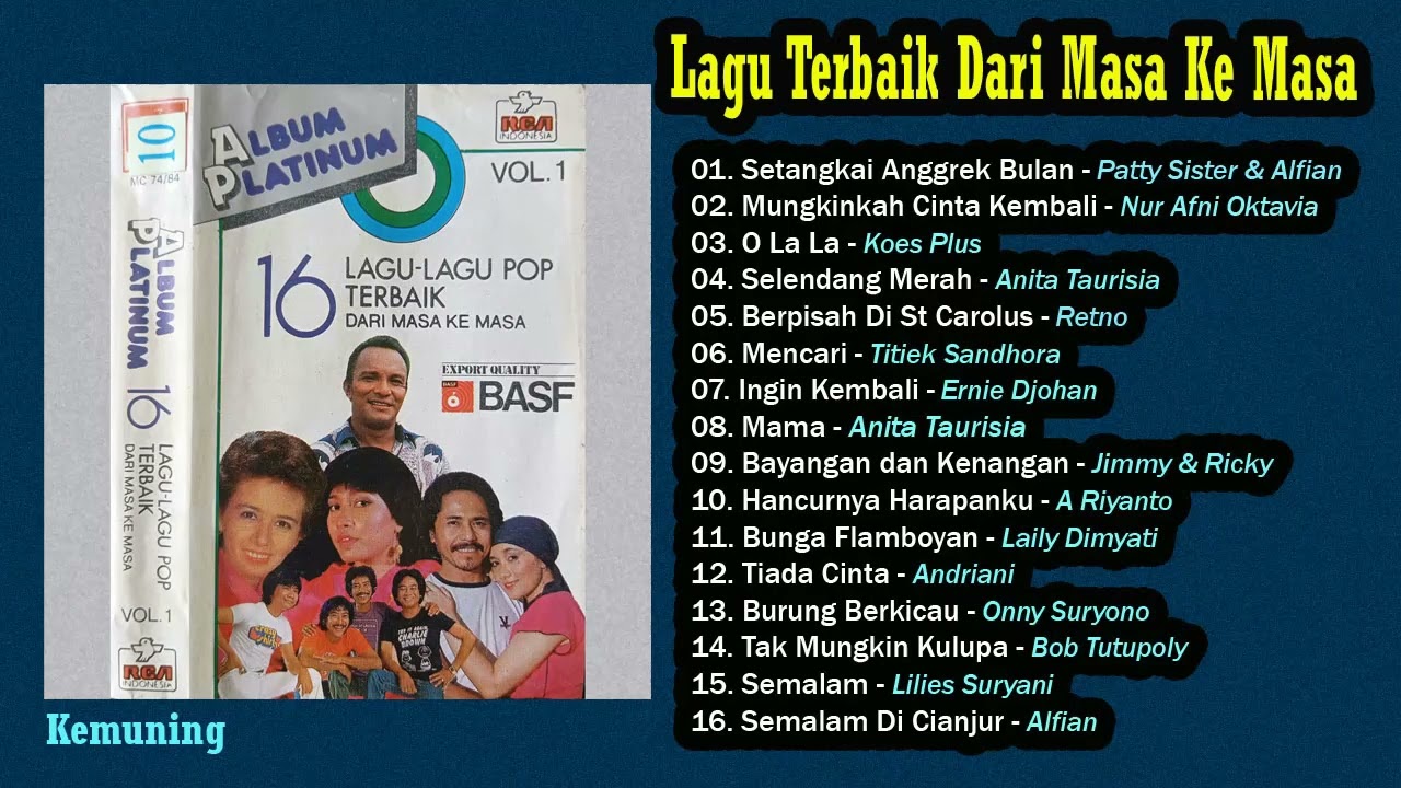 Lagu Terbaik Dari Masa Ke Masa - Tembang Kenangan - Pattie Systers, Alfian, Anita Tourisia, Retno