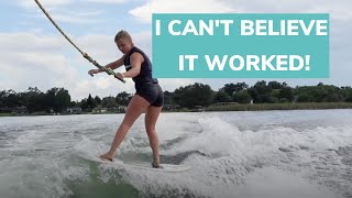 I learned how to shuvit on a wakesurf in 8 minutes!