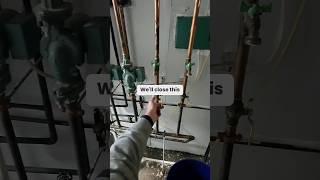 Frozen Zone = No Flow 💀 Purge Valve Frozen Solid! #FrozenHeat #NoHeatCall #hvaclife