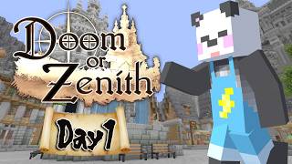 【Doom or Zenith】Day1 始まりの日 人見知りぱんだがパーティーを組むまで【マイクラ/ゆっくり実況】#DoZ