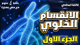 الإنقسام الخلوي.. تركيب الكروموسوم.. ٣ إعدادي.. ترم أول ٢٠٢٣