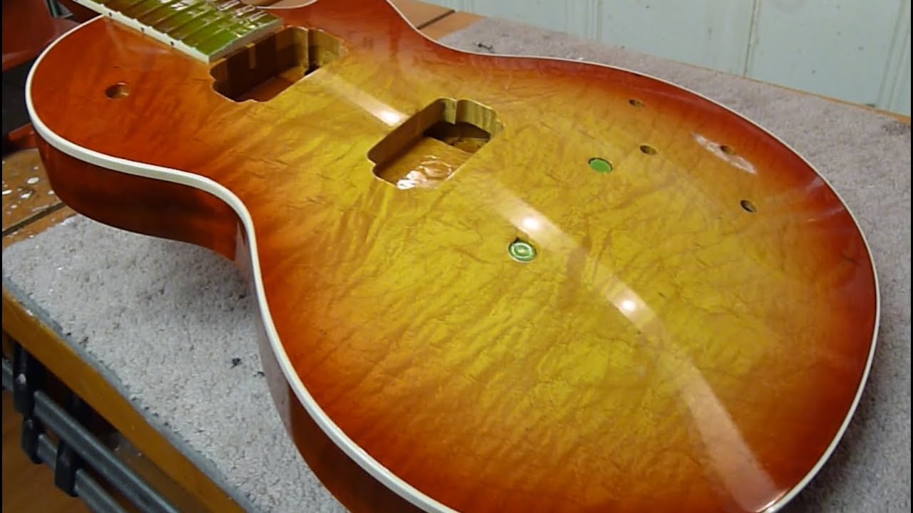 Building Les Pauls Part 11 YouTube