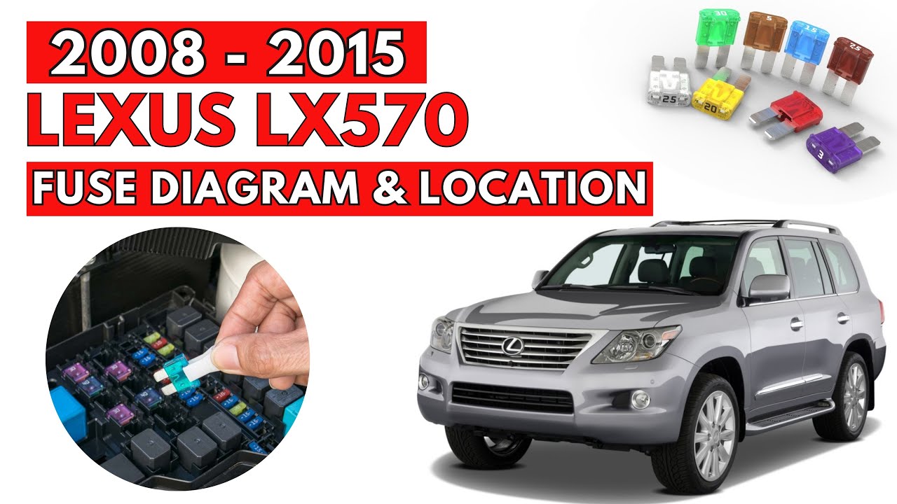Схемы и расположение блоков предохранителей Lexus LX570 (2008–2015) Руководство пользователя