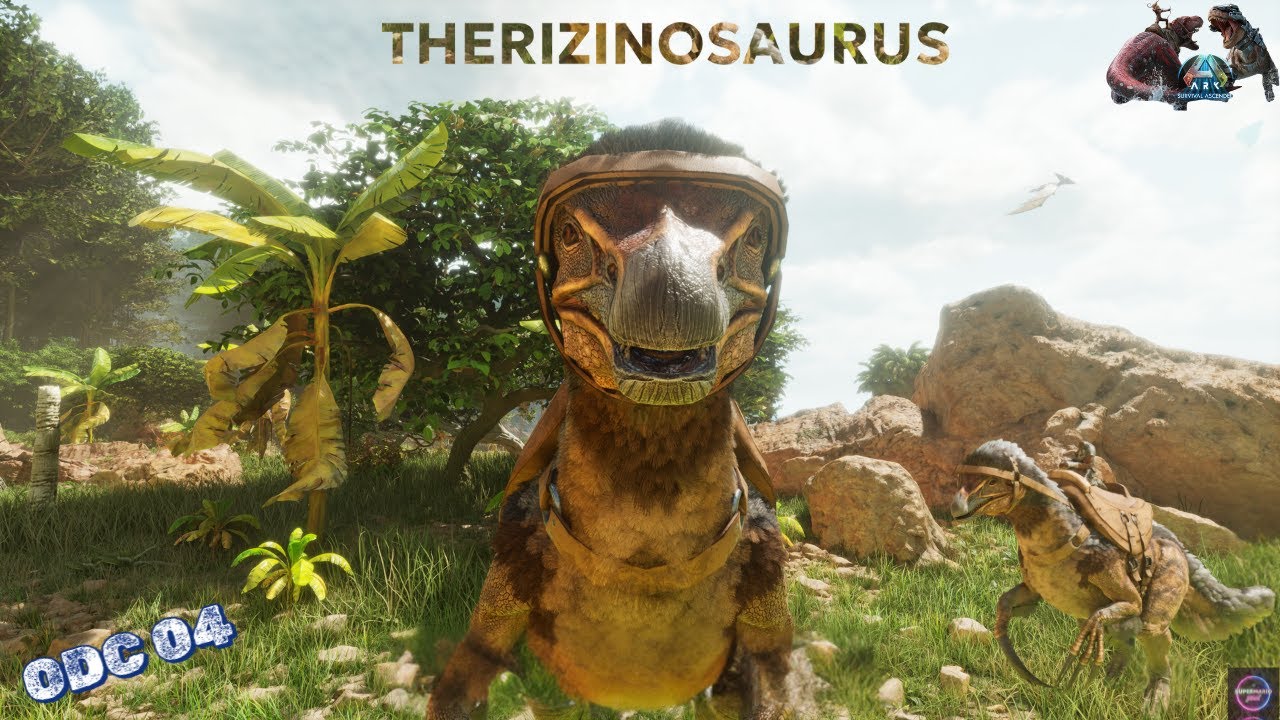 Ark Survival Ascended PL: THE ISLAND - ZŁAP JE WSZYSTKIE #04 THERIZINOSAURUS