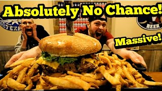 Massive Burger Challenge | Manvfood |  Molly Schuyler | The Texas Beast