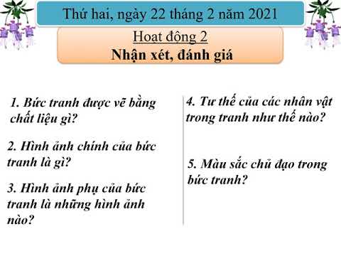 Mĩ thuật Lớp 5 Tuần 24