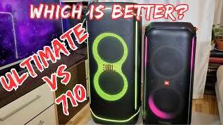 Which is Better JBL Partybox 710 VS JBL Partybox Ultimate