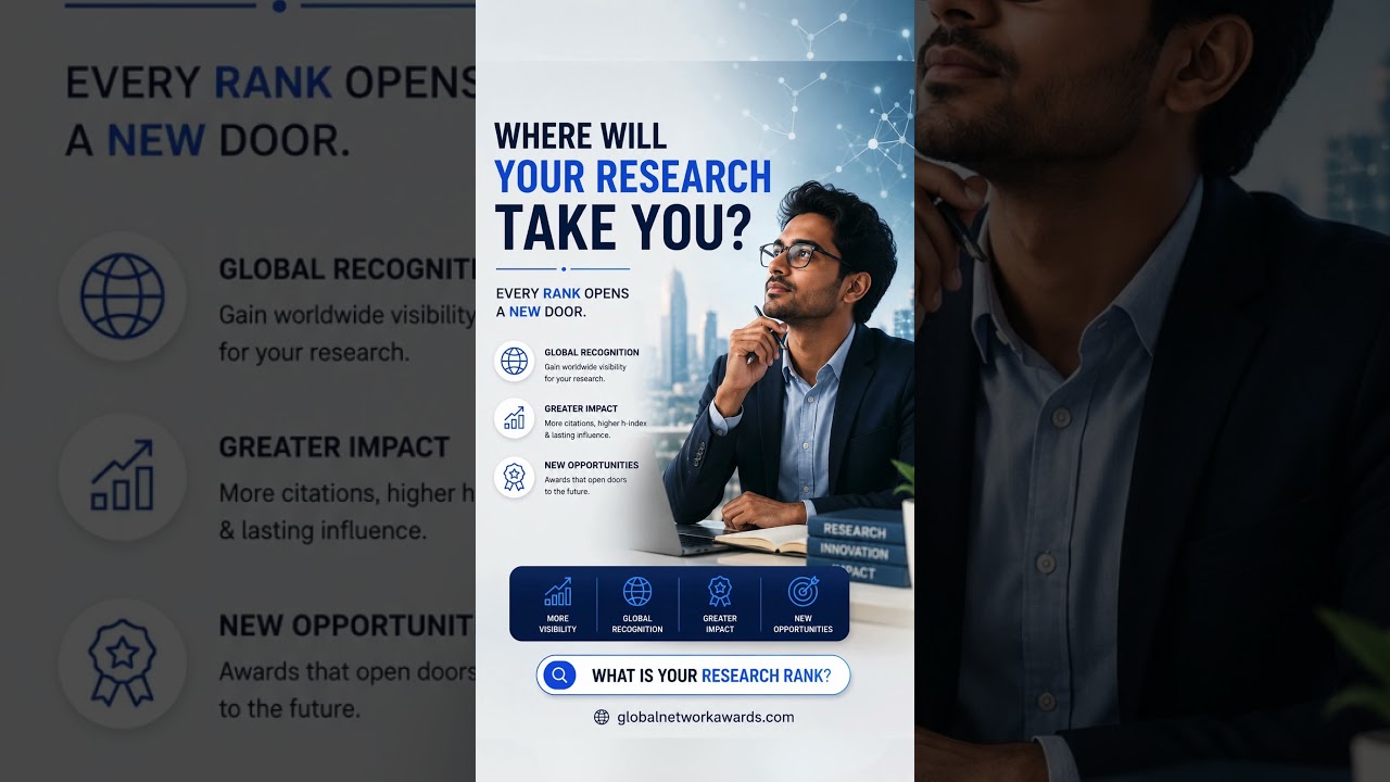 Global Network Awards #globalnetworkawards #researchawards #scientist