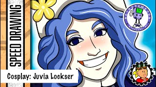 Cosplay to Cartoon SPEED ART: Juvia Lockser | RetroGameCon 2019