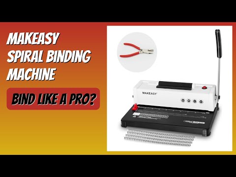 REVIEW (2026): MAKEASY Spiral Binding Machine. Features