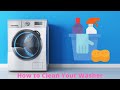 how to clean washing machine with vinegar and baking soda
