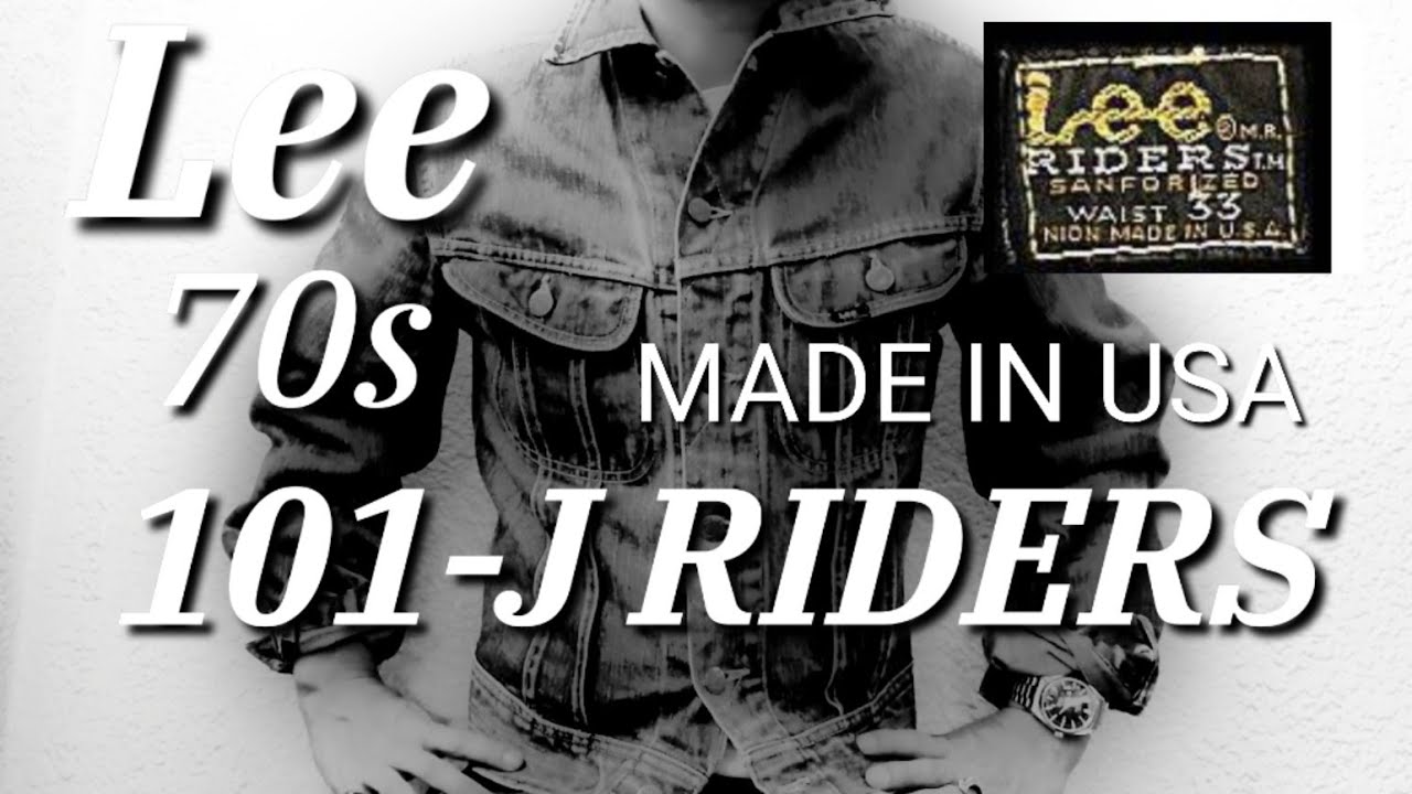 70s Lee 101-J RIDERS オリジナル デニムジャケット USA製