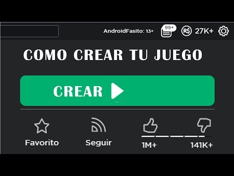 Como crear tu Propio Juego en roblox y Ganar robux 2022😱