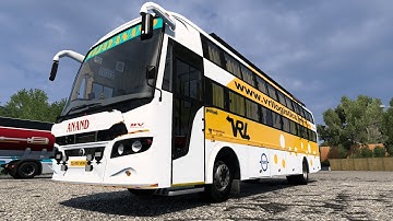 VRL TRAVELS || BV Maxima Non AC Sleeper Bus Mod || Euro Truck Simulator2 || Tamil Gameplay