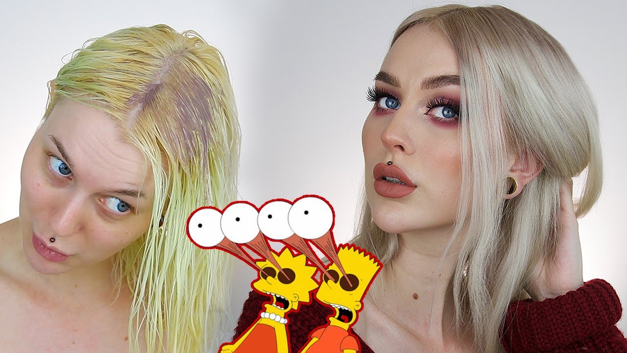 5 MIN Fix To Remove Yellow Bleached Hair INSANE RESULTS | Evelina Forsell -  YouTube
