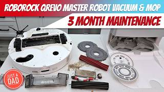 Roborock Qrevo Master Robot Vacuum & Mop How to do Maintenance and Links to Replacement Parts
