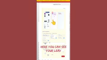 HOW TO APPLY LEAVE ON IT 2.0 PORTAL #gds #indiapost https://app.indiapost.gov.in/employeeportal/home