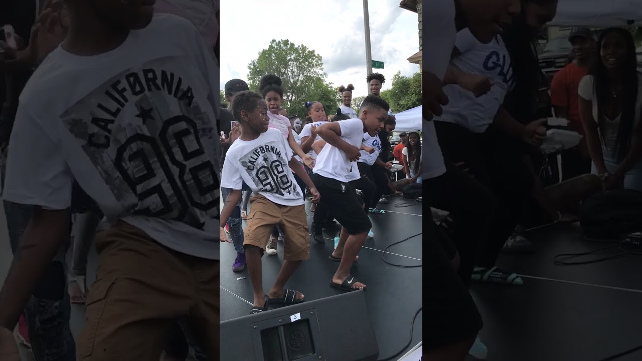 Hitting the stolie dance at the MT Twins' carnival