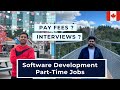 Software development part-time jobs in Canada 🇨🇦| Can students pay their fees and loans?