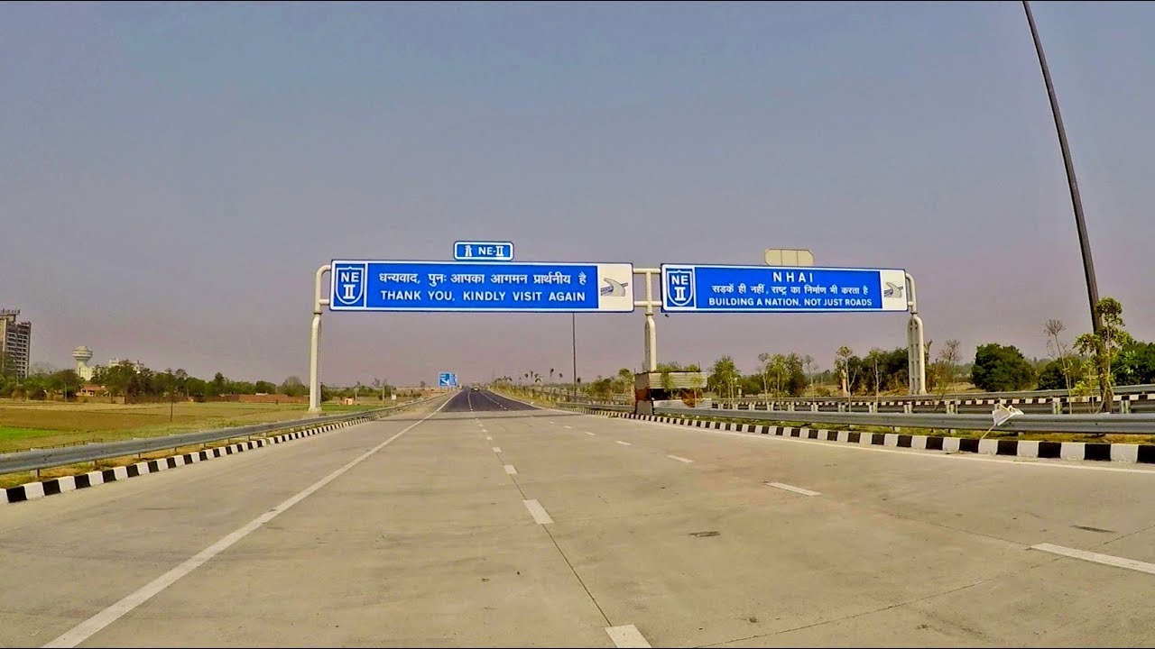 Royal Enfield At Full Speed On Eastern Peripheral Expressway (NE II)