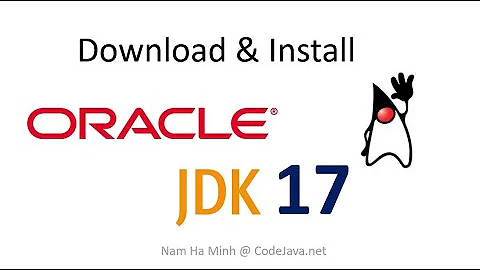Download and Install Oracle JDK 17