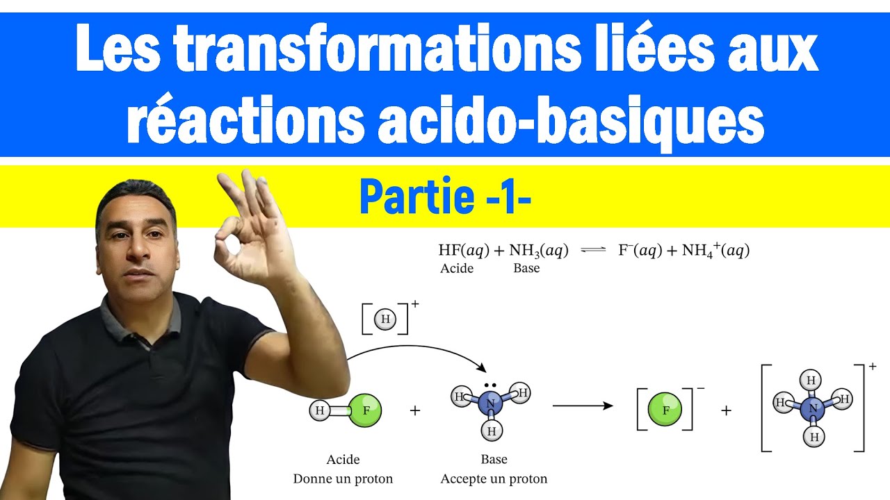 #1 Les transformations liées aux réactions acido-basiques – partie 1 | Prof EL Badaoui