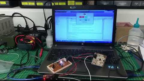 GUI Matlab- Atmega 328p LED testing