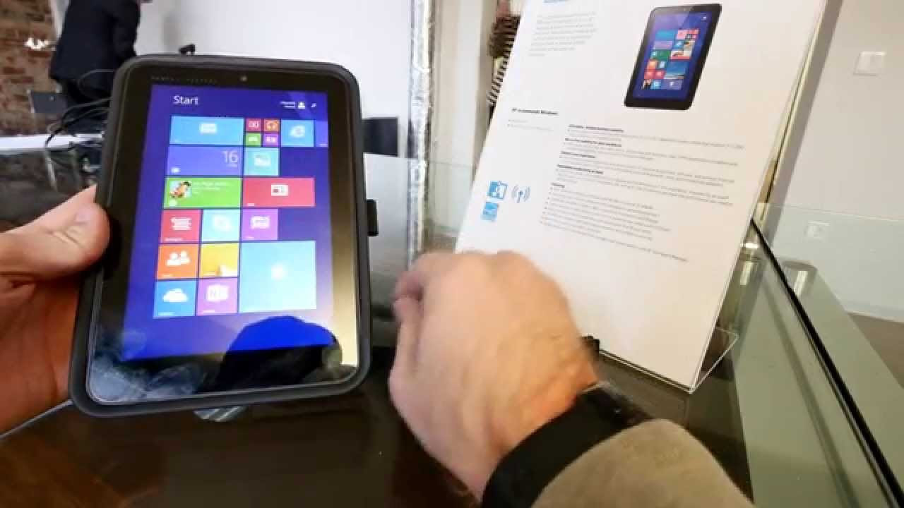 HP Pro Tablet 408 G1 Hands-On Review [4K German] - YouTube