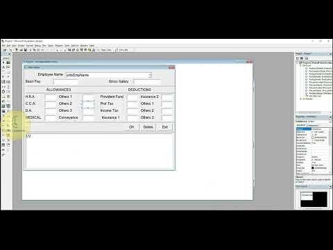 Visual basic 6.0 | Payroll Project 'frmSalaryMaster - update data' | CodeLearning