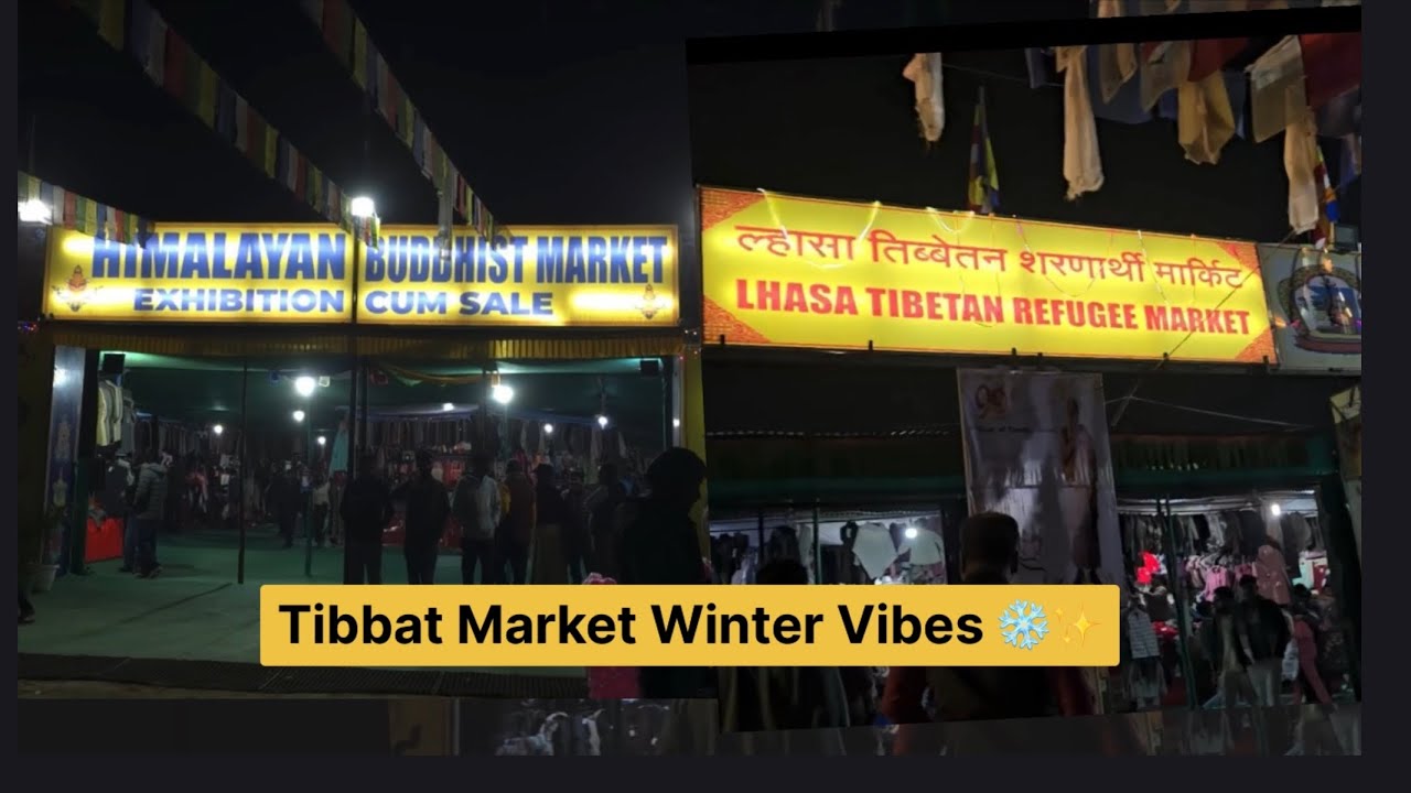 Tibbat Market ❄️🧣| Himalayan Bhotia Market Noida | Ye Kya Pta Chala | #viral #vlog #winter #trending