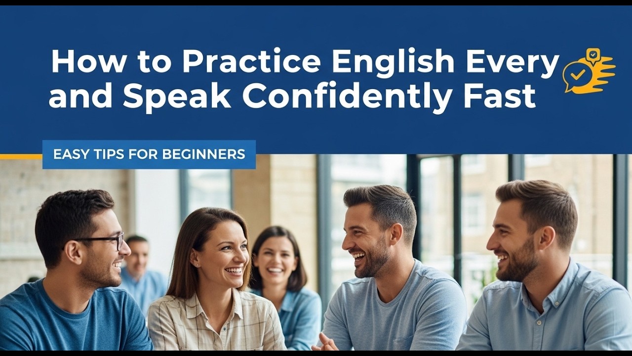 How to Practice English Every Day and Speak Confidently Fast | Easy ...