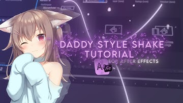 Smooth Daddy Style Shake Tutorial | After Effects