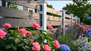 Turn a Tiny Backyard Into a Private Retreat 20 Rustic Modern Fence Ideas