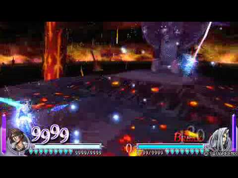 Dissidia Squall LV 100 Vs Sephiroth LV 105
