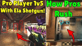 Ela Shotgun Vs. 5 PRO Players, Who Will Win? | Hot Hatch Rush By a Pro Team - Rainbow Six Siege