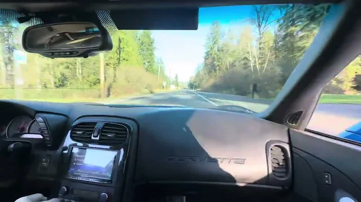 Procharged c6 Corvette acceleration 10-130