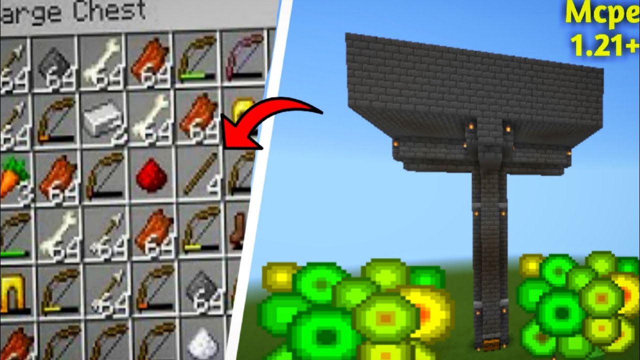 How to make XP farm in Minecraft Pe 🔥| Mcpe 1.21+ | - YouTube