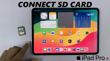 How To Connect SD Card /Micro SD Card To M4 iPad Pro