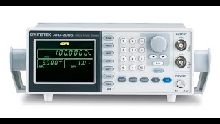AFG 2005 Function Generator Tutorial
