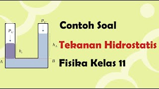 Contoh soal tekanan hidrostatis sma kelas 11