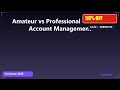 Amateur vs Professional Coinbase Account Management