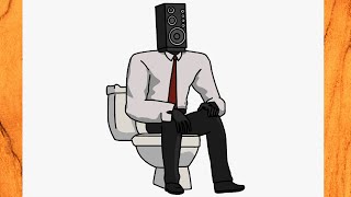 How to draw Big Speakerman from Skibidi Toilet 62